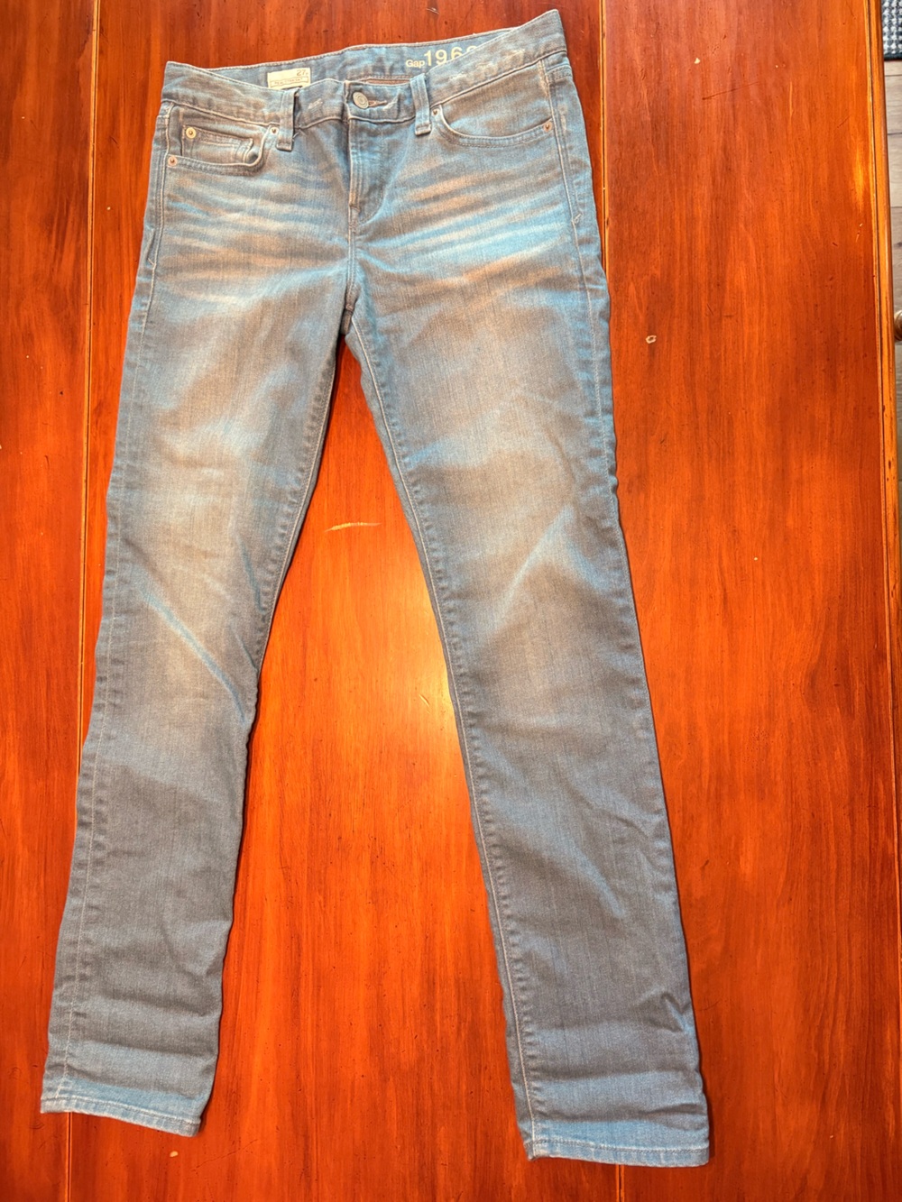 GAP Women Light Blue Real Straight Jeans